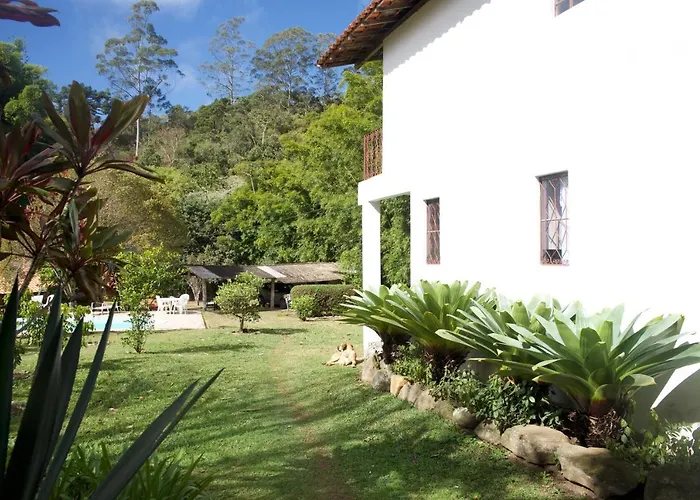Casa Em Friburgo Com Piscina Lareira Suite & Quarto